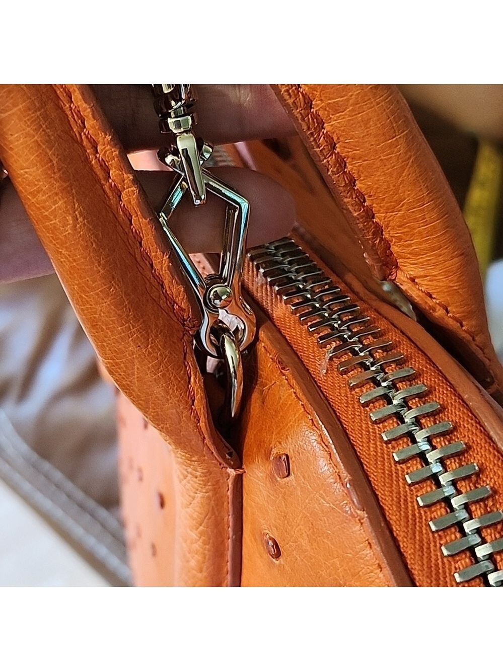 MaxMara Exotic Ostrich Made in Italy - Picture 8 of 16